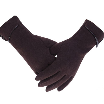 

Women Windproof Gloves Touch Screen Winter Warm Fleece Lined Thermal Gloves