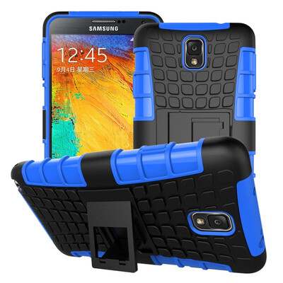 

Fivice Samsung Note 3 Case TPU anti-fall tire pattern back clip bracket phone case