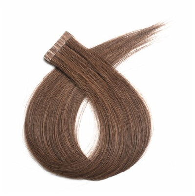 

Amazing Star Brazilian Virgin Hair Straight Human Hair Extensions Tape In Hair Color 1 1B 2 4 6 27 99J PU Hair 18 inch
