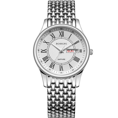 

Rossini (ROSSINI) watch Ya Zun business series stainless steel quartz couple table male watch R6355W01G