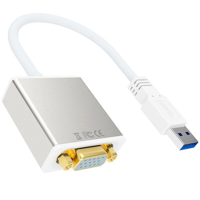 

BIAZE USB3.0 VGA конвертер карт USB3.0 интерфейс USB внешний адаптер VGA поддерживает USB2.0 внешний HD-проектор / экран