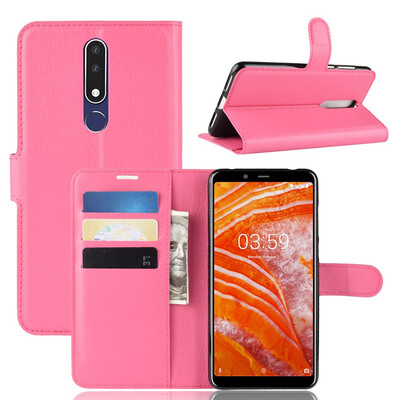 

PU Leather Wallet Flip Phone Case for Nokia 31 Plus Card Slots Kickstand Cover Coque Funda