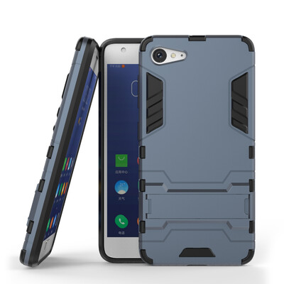 

MOONCASE Detachable 2 in 1 Hybrid Armor Case Dual-Layer Shockproof Case Cover with Built-in Kickstand for Lenovo ZUK Z2