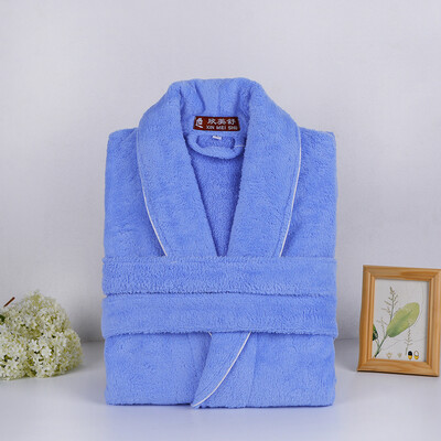 

Xinmeishu cotton bathrobe cut velvet robe soft absorbent thickening bathing suit cotton five-star hotel bathrobe spring summer autumn winter men&women pajamas outdoor swimming hot spring clothes