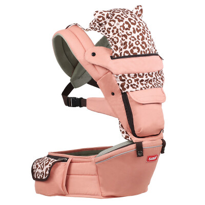 

Sanmei baby (SUNVENO) HC12804 baby lap strap front brace baby stool four seasons multi-purpose baby strap leather orange leopard