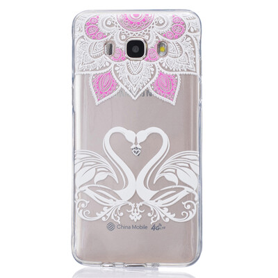

Swan Pattern Soft Thin TPU Rubber Silicone Gel Case Cover for SAMSUNG Galaxy J5 2016/J510