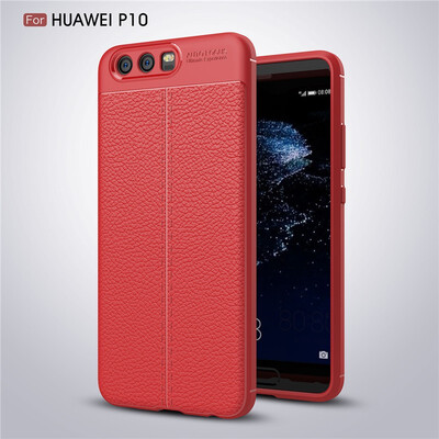 

Fivice Huawei P10 case Luxury leather TPU silicone anti-fall soft shell phone case