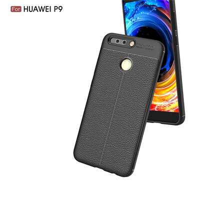 

Fivice Huawei P9 case Luxury leather TPU silicone anti-fall soft shell phone case