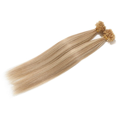 

100 Remy Hair Human Hair Extensions U Tip Nail Tip Keratin Straight Hair