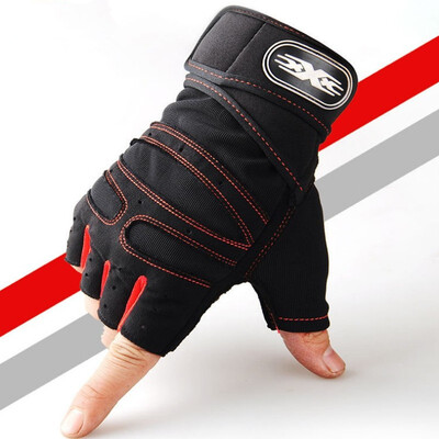 

Wear-resisting weight-lifting half-finger gloves for men sports&fitness gloves for outdoor anti-skid cycling gloves