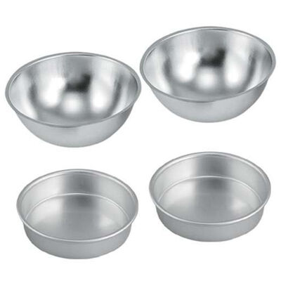 

UpperX ball shaped tin cake mould for 3D cakes tennis basketball football baseball etc
