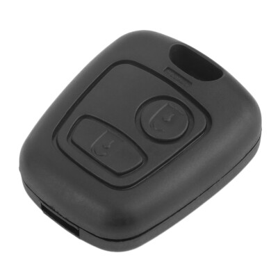 

Replacement 2 Button Remote Key Fob Case Shell Cover For PEUGEOT 206 New