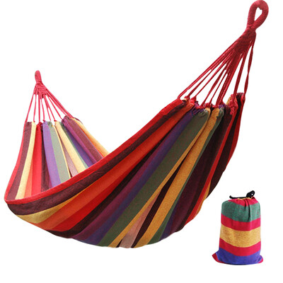 

Red Camp Canvas Hammock