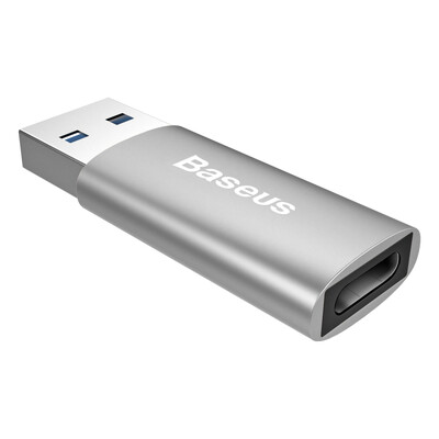 

Baseus USB 30 turn TYPE-C adapter phone charging conversion head deep gray