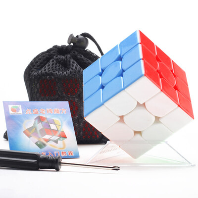 

Point of the old-fashioned cube third-order smooth game dedicated cube puzzle decompression toys twenty-three five sets of sets to send tutorial Zhentian third-order DS-205 solid color