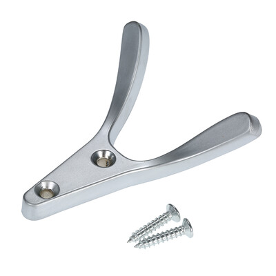 

LEEDIS Double Prong Hook Wall Mounted Hook Robe Hook Coat Hook