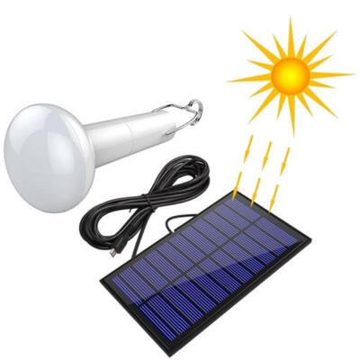 

Solar Powered Portable Led Tent Lamp Light Charged Energy Lamp Lighting Panel ch