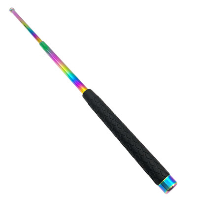 

26inch Portable Mini Pen-shaped Three-section Retractable Stick Aluminum Alloy Self-defensive Adjustable Cool Stick for Woman Fema