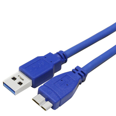 

IT-CEO USB30 turn MicroB mobile hard drive data cable Toshiba West Seagate hard drive cable Samsung S5 Note3 phone data charging line 12 m V08MB-A