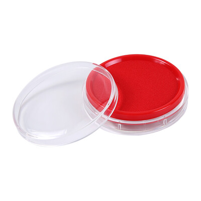 

Morning light  & G AYZ97512 financial special round transparent fast dry printing plate printing mud 80mm red