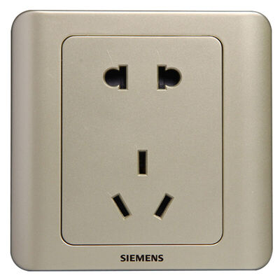 

Siemens SIEMENS 5UB01061CC133 switch socket prospect series five holes ten loaded gold brown
