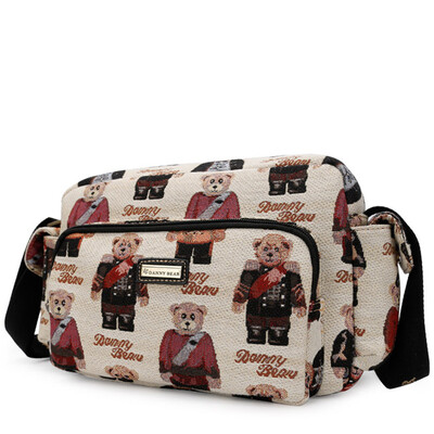 

Danny Bear (DANNY BEAR) DBKA155074-071 officer bear series female Messenger bag white