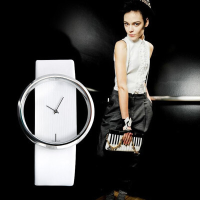 

Women Stylish Quartz Watch Lady Fashion Simple Wristwatches Unique Casual Leather Band Watches