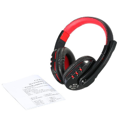 

V8 Professional Bluetooth Gaming Headset Wireless Stereo Bluetooth 40 EDR Headphone Music Hands-free w Mic Adjustable Headband