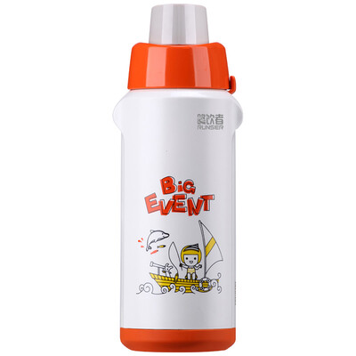 

Travelers RUNSIER O4 500ML Portable Travel Suburban Insulation Cup Children&39s Stainless Steel Cup Sports Travel Cartoon Smoking Bottle White