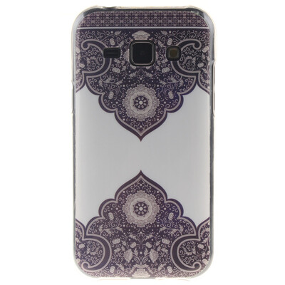 

Diagonal totem Pattern Soft Thin TPU Rubber Silicone Gel Case Cover for SAMSUNG Galaxy J1