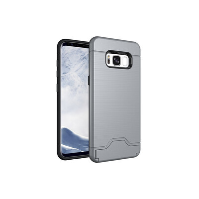 

Fivice Samsung S8 Case TPU all-inclusive anti-drop brushed card with bracket mobile phone case