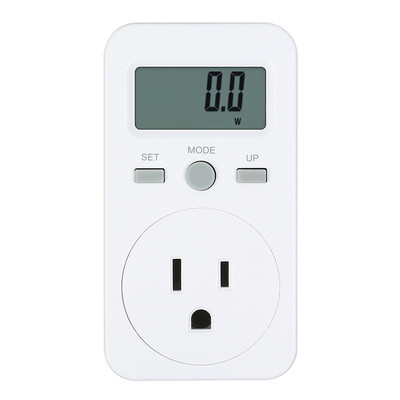 

EU Plug Plug-in Digital LCD Energy Monitor Power Meter Electricity Electric Usage Monitoring Socket