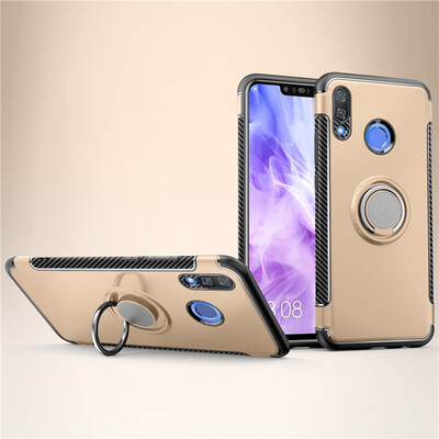 

Fivice Huawei nova 3 case PC metal ring shell magnetic car bracket TPU phone case