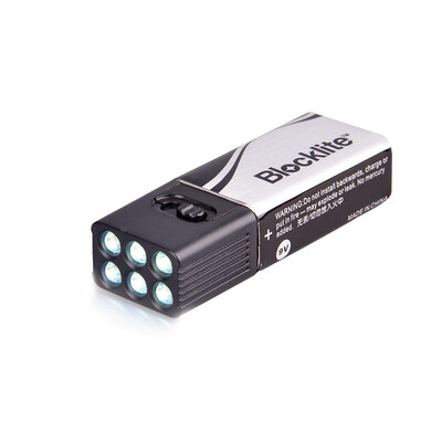 

Blocklite 9 Volt LED Flashlight Torch Camping Lamp Compact Size Ultra Bright