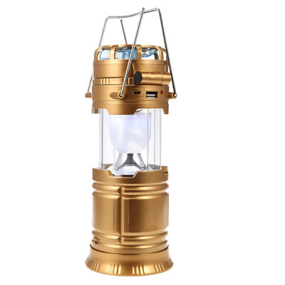 

Collapsible LED Camping Lantern with Fan
