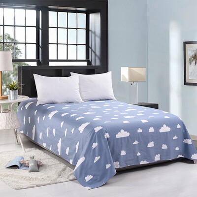 

(Byford) single cotton bed sheets 40 twill printed cotton sheets single piece 180 * 230cm cloud (small)