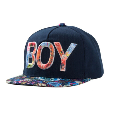 

Jingdong supermarket] Ai Ke baby (IKEWA) BQM018zangqing baseball hat letters BOY outdoor flat along the hip hop hat men and women sun hat hat hood tide cap navy