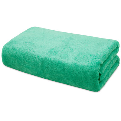 

The green of the special thick grind ultra-fine fiber car towel car wash towel absorbent towel car supplies car wash cloth cleaning can not lose hair thick thick 1 60 160cm