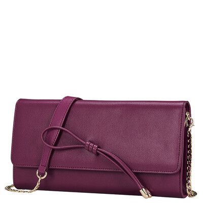 

EUNI handbags 2017 new fashion chain Messenger bag shoulder bag simple mini leather bag E941004I1R