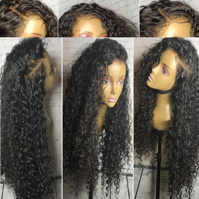 

7A Glueless Front Lace Wig Brazilian Hair Lace Front Human Hair Wig kinky Curly Lace Front Wig For Black Women