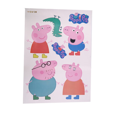 

Waterproof Removable Cartoon Pattern Background Wall Sticker for Nursery