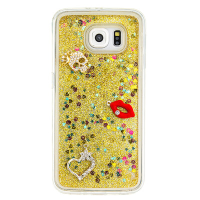 

Dynamic Quicksand Glitter Liquid Soft TPU Case Cover For SAMSUNG S6