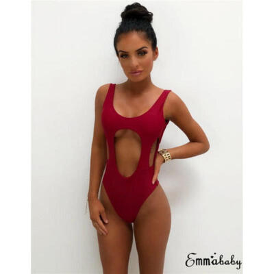 

Emmababy Women Push up One piece Monokini Padded Bikini Set Swimwear Bathingsuit