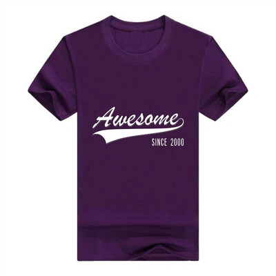 

18th Birthday Gift Shirt Awesome Since 2000 18 Year Old Tee