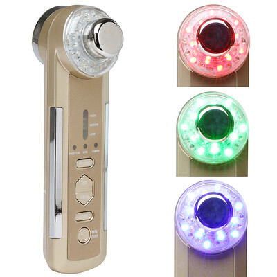 

4in1 Photon Ultrasonic LED Electric Facial Massager Body Face Beauty Skin Care 420444 420445