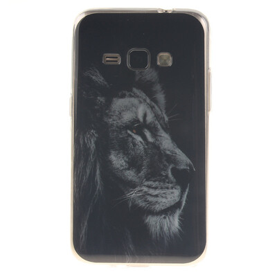 

Black lion Pattern Soft Thin TPU Rubber Silicone Gel Case Cover for SAMSUNG Galaxy J1 2016J120