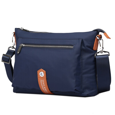 

St. Paul's men's bag shoulder casual men's cross Messenger bag Korean version of the men's canvas bag multi-functional package black
