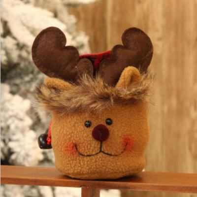 

Kids Christmas Gift Candy Bag Santa Claus Snowman Elk Xmas Decor Party US