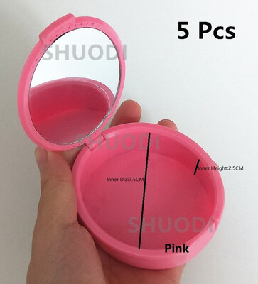 

5 Pcs Veneers equipment tools Mirror Denture Cleaning Box Case Dental False Teeth Appliance Container Storage Boxes