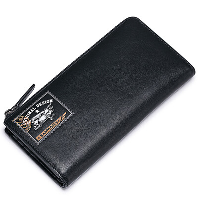 

Sammons (Sammons) длинный отрезок мужской бумажник коровьей бумажник бумажник бумажник свободное печатание темперамент черная сумка 350252-01